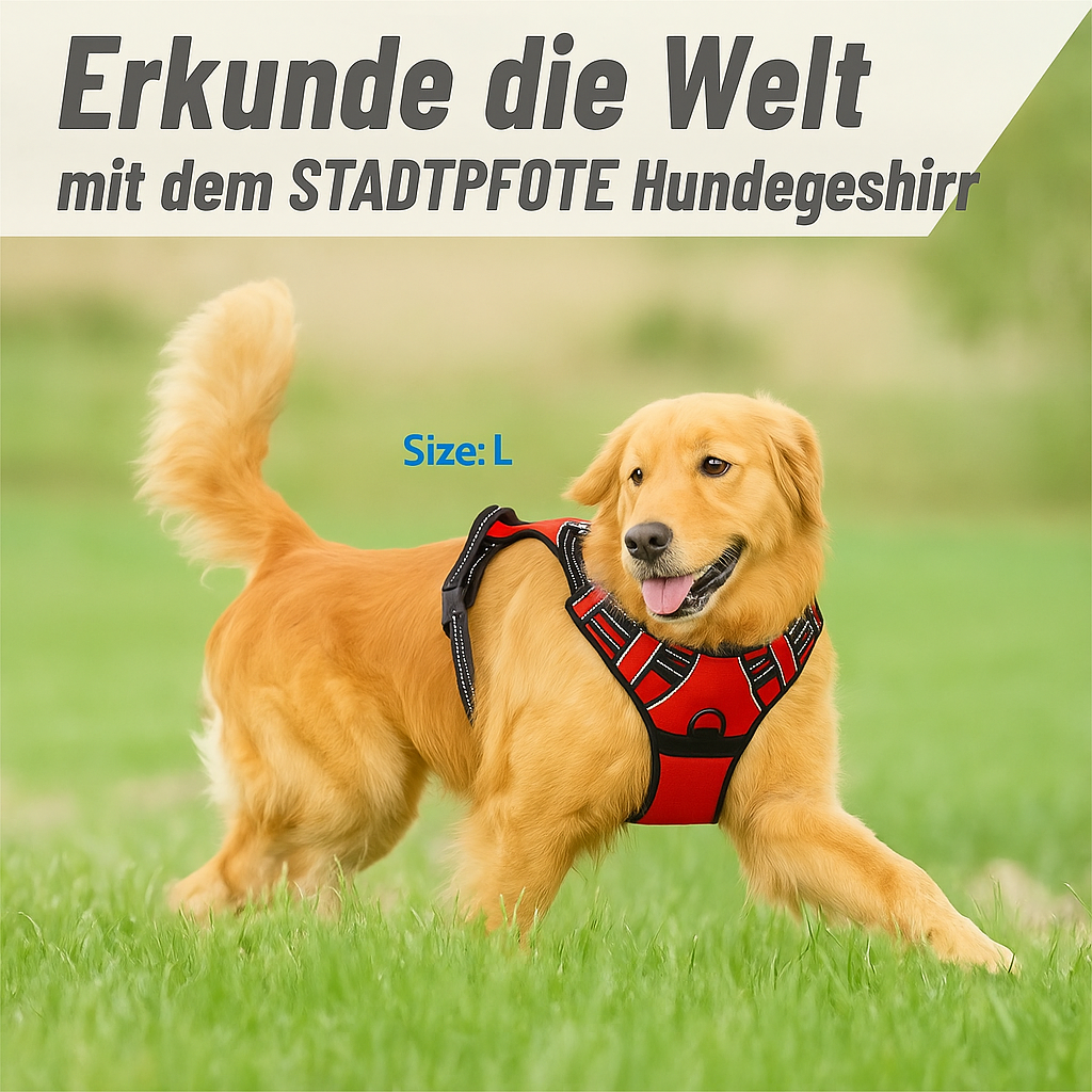 Stadtpfote Hundegeschirr: Stilvolles Design für urbane Entdecker